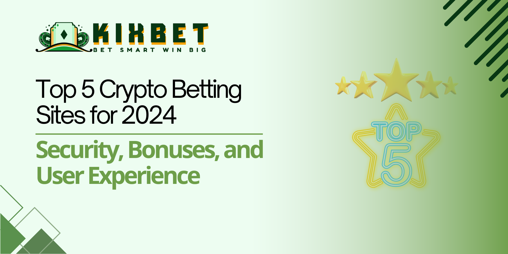 Top 5 Crypto Betting Sites for 2024: Security, Bonuses, and User Experience