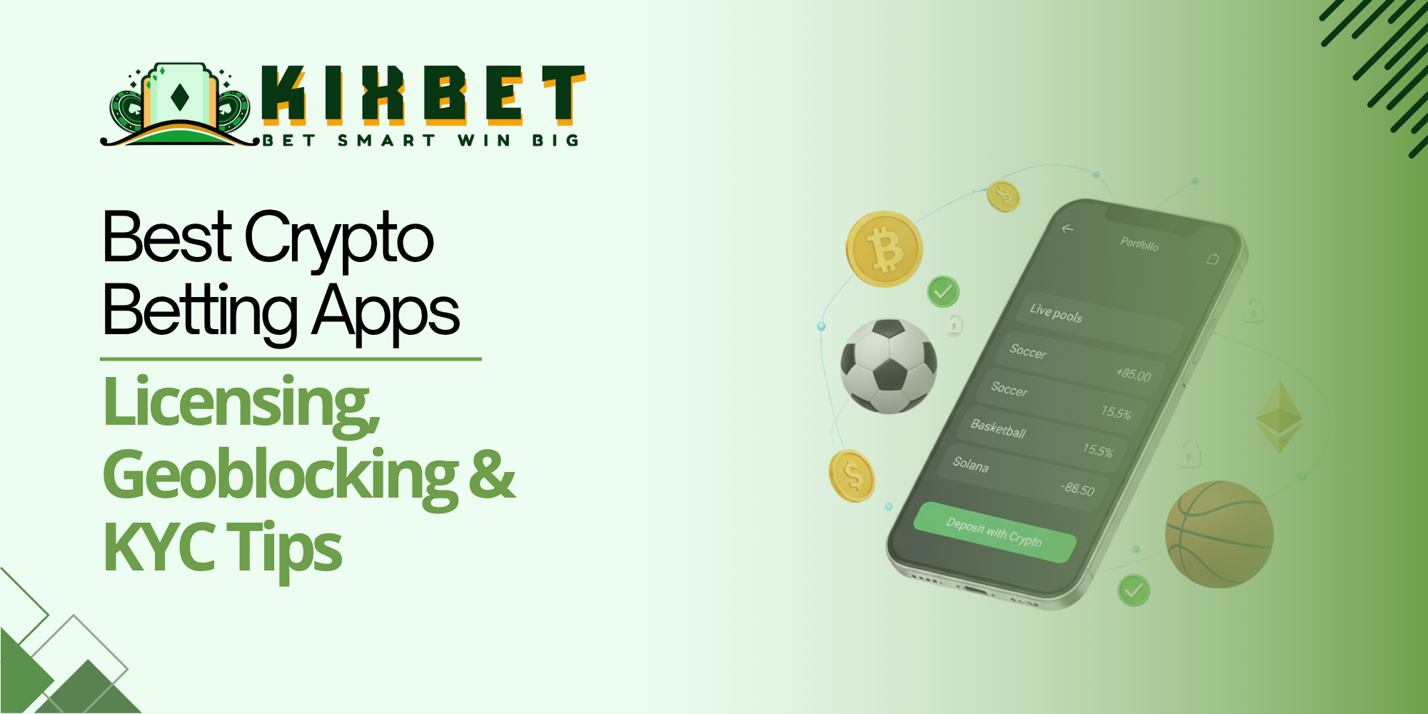 Best Crypto Betting Apps: Licensing, Geoblocking & KYC Tips