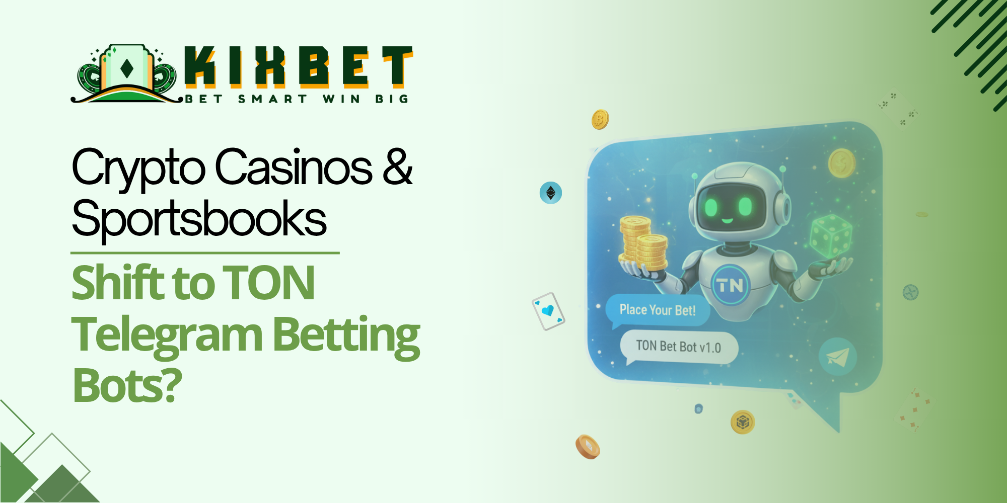 Crypto Casinos & Sportsbooks Shift to TON Telegram Betting Bots?
