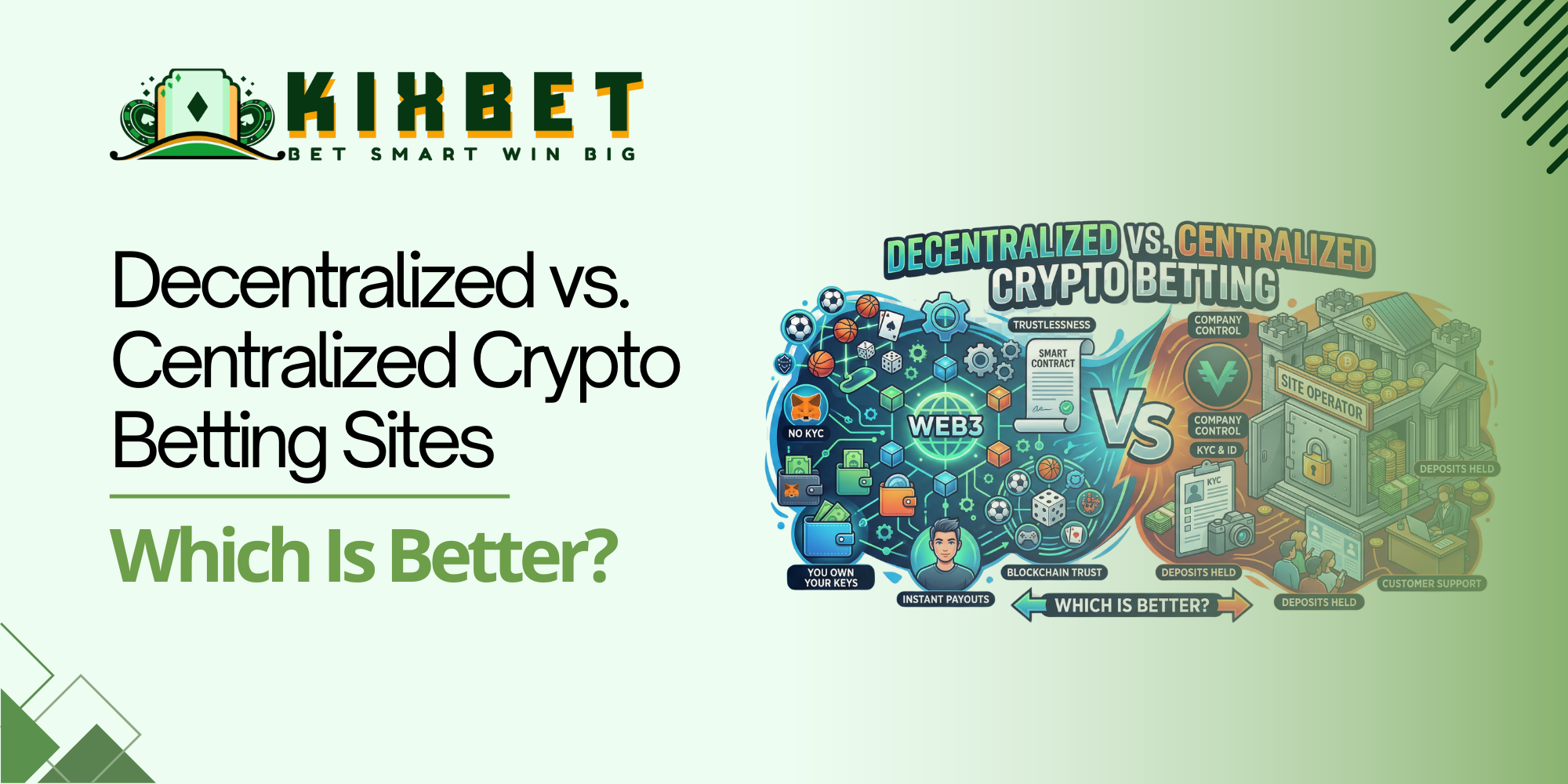 Decentralized vs. Centralized Crypto Betting Sites: Which Is Better?